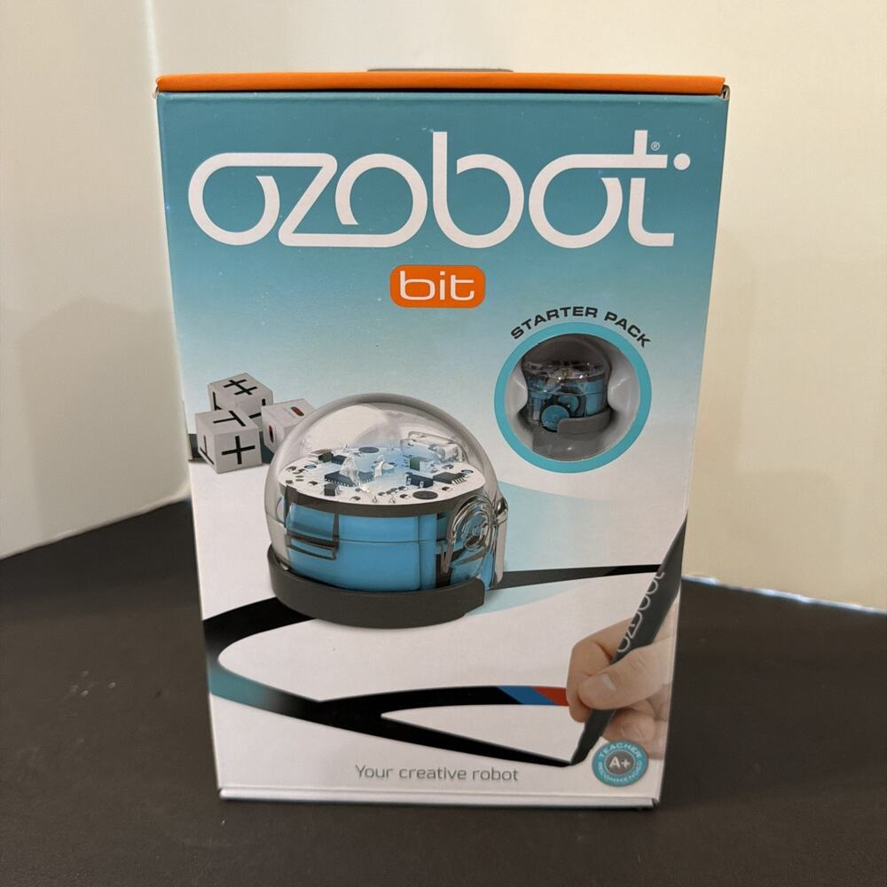 Ozobot OZO-040201-03 Bit Starter Pack Programmable Robot Toy - Blue